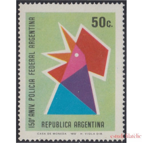 Argentina 939 1973 150 Años de la policía Federal MNH