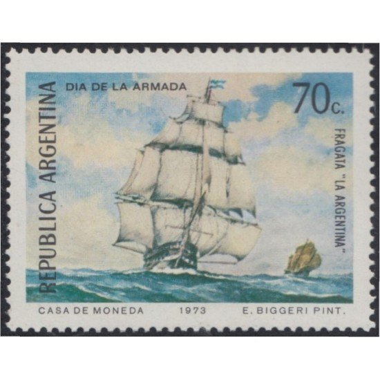 Argentina 956 1973 Día de la Marina MNH Argentina 956 1973 Día de la Marina MNH