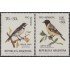 Argentina 968/69 1974 Sobrecarga Pro Infancia Pájaros Birds MNH