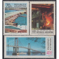 Argentina 982/984 1974 Obras Nacionales MNH Argentina 982/984 1974 Obras Nacionales MNH
