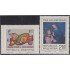Argentina 993/94 1974 Navidad Chritsmas Pinturas MNH