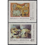 Argentina 996/97 1975 Pinturas Plásticas MNH