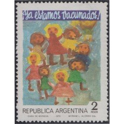 Argentina 1004 1975 Campaña para la vacunación del infante MNH Argentina 1004 1975 Campaña para la vacunación del infante MNH