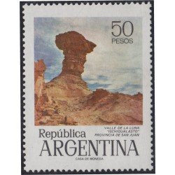 Argentina 1018 1975 Serie Corriente. Filigrana G. MNH Argentina 1018 1975 Serie Corriente. Filigrana G. MNH