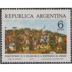 Argentina 1021 1075 150 Años de la Independencia del Uruguay MNH Argentina 1021 1075 150 Años de la Independencia del Uruguay MNH