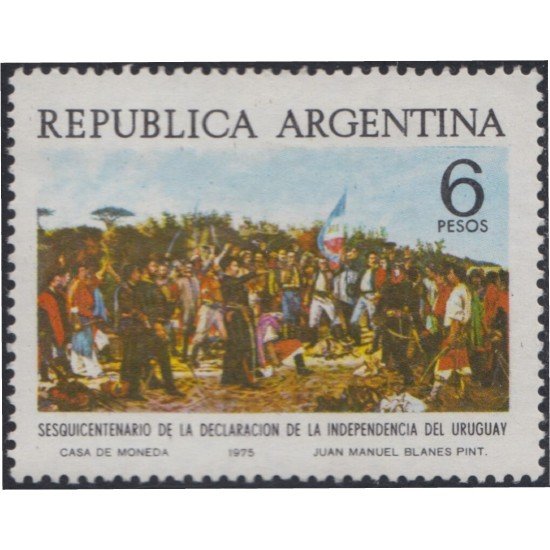 Argentina 1021 1075 150 Años de la Independencia del Uruguay MNH Argentina 1021 1075 150 Años de la Independencia del Uruguay MNH