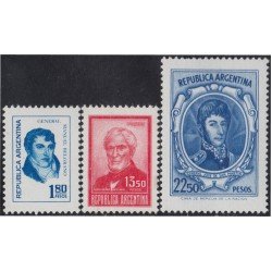 Argentina 1022/24 Serie Corriente. Diversos Tipos MNH Argentina 1022/24 Serie Corriente. Diversos Tipos MNH