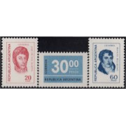 Argentina 1071/73 1976/77 Serie Corriente. Tipos 1970-71 MNH
