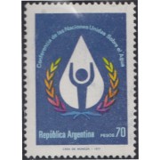 Argentina 1078 1977 Conferencia de Naciones Unidas sobre el agua MNH
