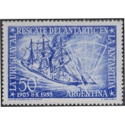 Argentina 538 1953 50 Años del rescate del Antartic en la Antártica MH