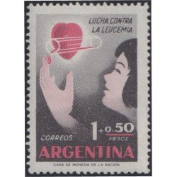 Argentina 594 1958 A favor de la lucha contra la leucemia MH