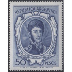 Argentina 720 1965 Serie Corriente. General José de San Martín MH Argentina 720 1965 Serie Corriente. General José de San Martín MH