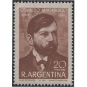 Argentina 817 1968 Homenaje al Doctor Osvaldo Magnasco hombre de Estado MH