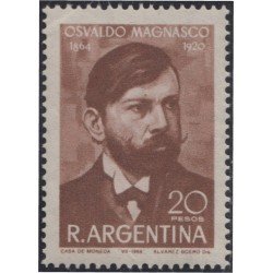 Argentina 817 1968 Homenaje al Doctor Osvaldo Magnasco hombre de Estado MH Argentina 817 1968 Homenaje al Doctor Osvaldo Magnasco hombre de Estado MH