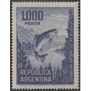 Argentina 827 1968 Serie corriente Pesca Deportiva Pez Fish MH