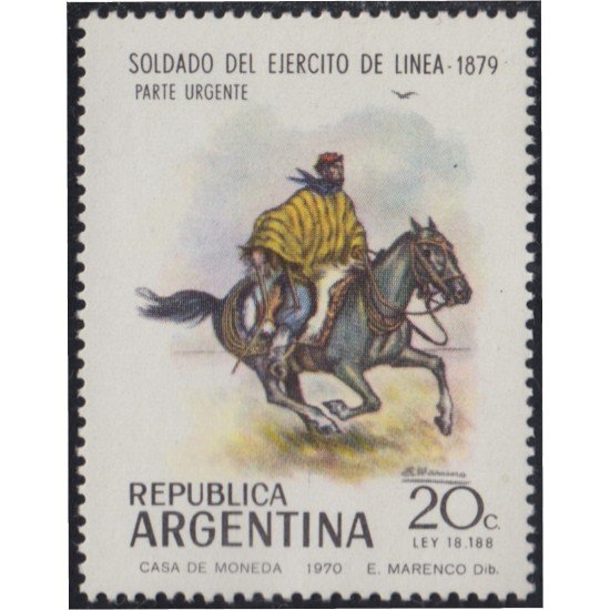Argentina 873 1970 Día del Ejército MH