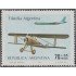 Argentina 1094a 1977 Avión Papel sin fósforo MNH