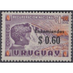 Uruguay servicio postal 100 1971 Encomiendas Recuperación Nacional MNH