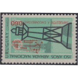 Uruguay servicio postal 101 1971 Impuestos y Encomiendas MNH