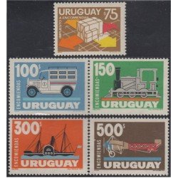 Uruguay servicio postal 104/08 1974 Impuestos y Encomiendas MNH