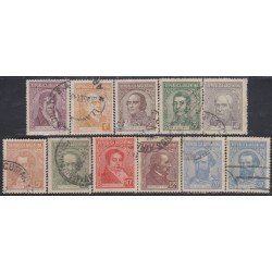 Argentina 363/73  Personajes célebres Usados