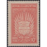 Argentina 385 1936 Conferencia Panamericana de la Paz MH