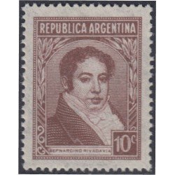 Argentina 395a 1939/42 Bernardino Rivadavia MNH