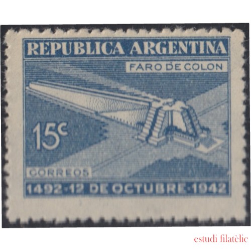 Argentina 421 1942 Faro de Colón 450º Aniv. del descubrimiento de América MH
