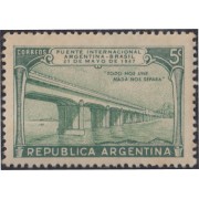 Argentina 484 1947 Inauguración del Puente Internacional Argentina-Brasil MH