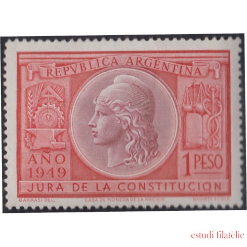 Argentina 501 1949 Homenaje a la Constitución MH