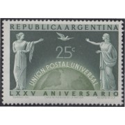 Argentina 502 1949 75 Aniversario del UPU MH