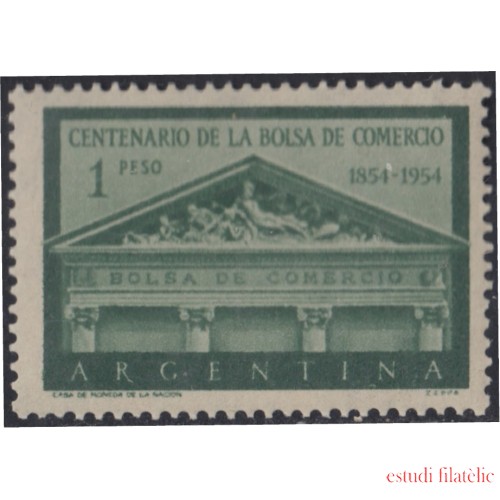 Argentina 543 1954 Centenario de la Bolsa de Comercio MH
