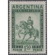 Argentina 558 1956 104 Años de la Batalla de Monte-Caseros MH