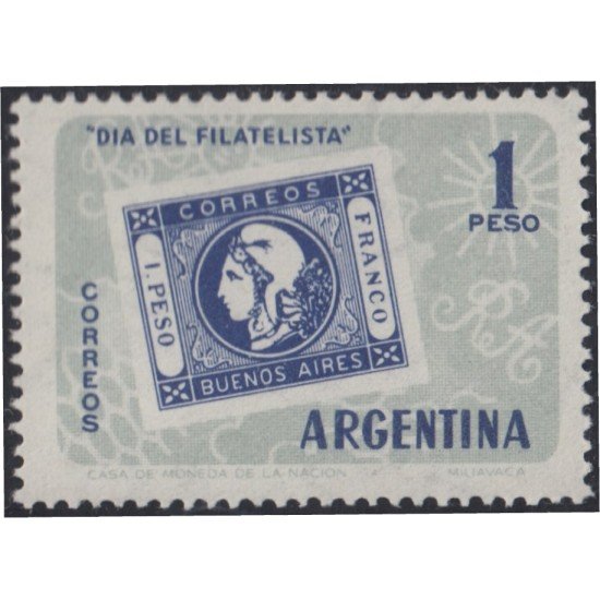 Argentina 611 1959 Día del Filatélico MH Argentina 611 1959 Día del Filatélico MH