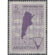 Argentina 625 1960 Censo Nacional MH