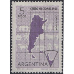 Argentina 625 1960 Censo Nacional MH