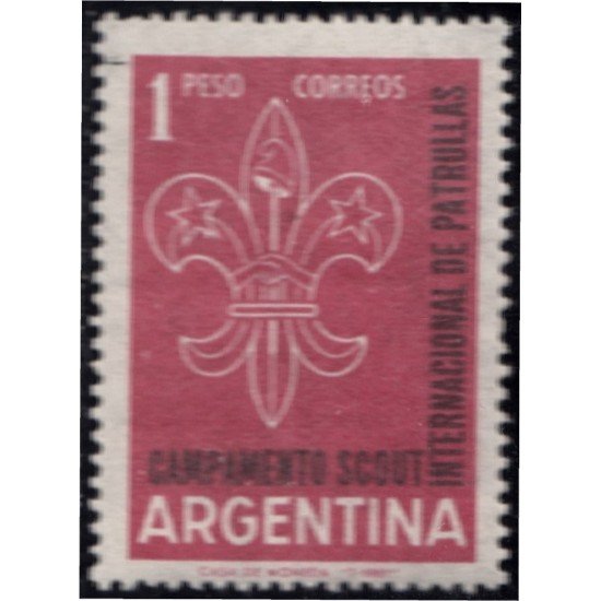 Argentina 633 1961 Scoutismo Internacional MH Argentina 633 1961 Scoutismo Internacional MH