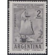Argentina 635 1961 150 Años del Combate Naval de San Nicolás MH