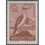Argentina 636 1961 Sobretasa Pro-infancia Pájaro Bird MH
