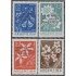 Argentina 639/42 1961 Día de las Américas Exposición Temex MH