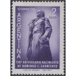 Argentina 648 1961 150 Años del nacimiento de Domingo F. Sarmiento MH