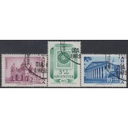 Argentina 649/51 1961 Exposición  y centenario del sello de Argentina usados
