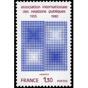 France Francia 2091 1980 25 aniv. de la Asociación internacional de Relaciones públicas MNH France Francia 2091 1980 25 aniv. de la Asociación internacional de Relaciones públicas MNH