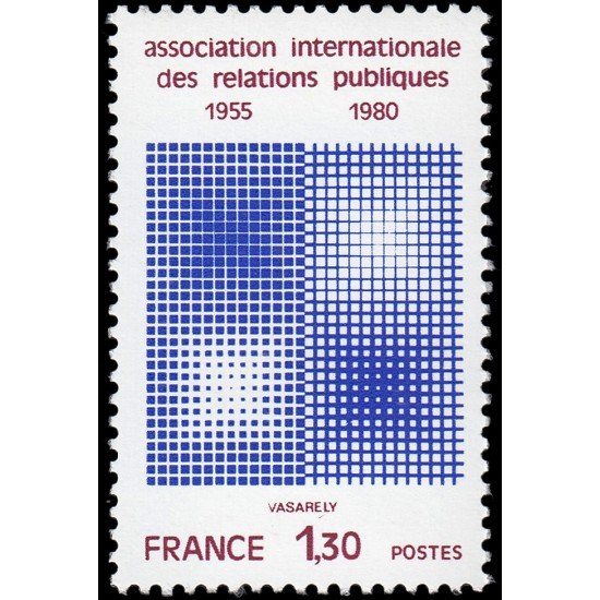 France Francia 2091 1980 25 aniv. de la Asociación internacional de Relaciones públicas MNH France Francia 2091 1980 25 aniv. de la Asociación internacional de Relaciones públicas MNH