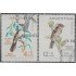 Argentina 663/64 1962 pájaros bird fauna Sobretasa Pro-infancia usados