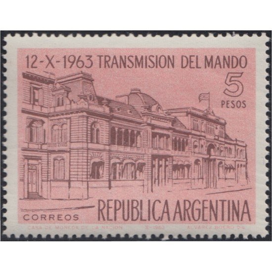 Argentina 675 1963 Transmisión del mandato presidencial MH