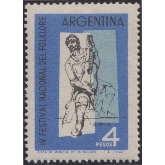 Argentina 681 1964 IV Festival de Folklore MH Argentina 681 1964 IV Festival de Folklore MH