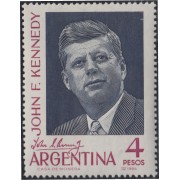 Argentina 685 1964 Aniversario de la Muerte  del Presidente Kennedy MH