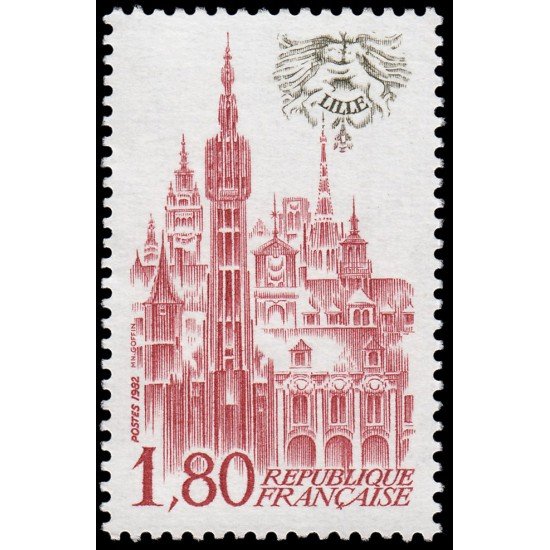 France Francia 2238 1982 Año de Beffroi MNH