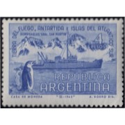 Argentina 700 1965 Tierra de Fuegopinguino fauna MH